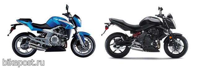 Китайские мотоциклы CF Moto 650NK и 650TR 2011