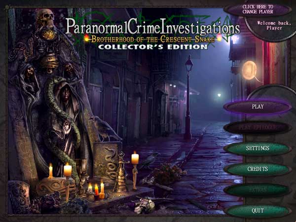 Paranormal Crime Investigations: Brotherhood of the Crescent Snake Collector's Edition (2011/ENG)