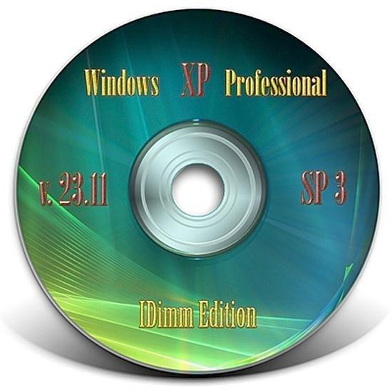 Windows XP SP3 IDimm Edition Full+Lite 23.11 (2011/RUS/VLK)