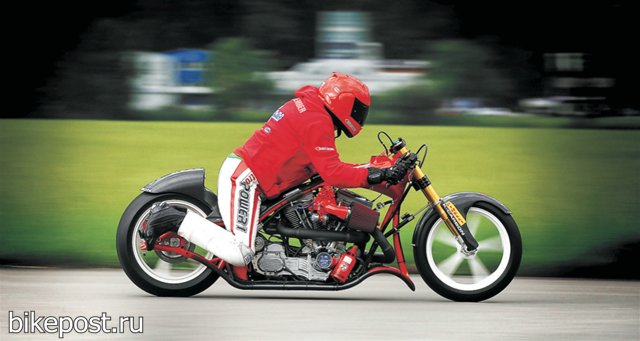 Naked Bullet - мотоцикл для гонок на Бонневиле