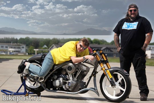 Naked Bullet - мотоцикл для гонок на Бонневиле