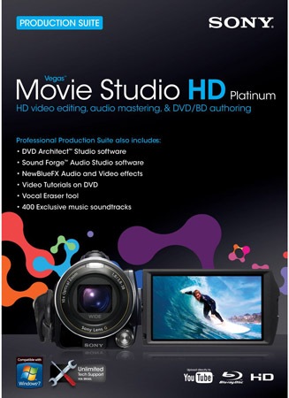 Sony Vegas Movie Studio HD  Platinum  V.11.0 Build 231 Portable