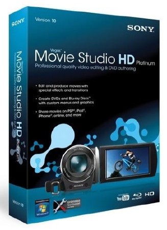 Sony Vegas Movie Studio HD Platinum Production Suite v.11.0.231 (x32/x64/RUS) - Тихая установка