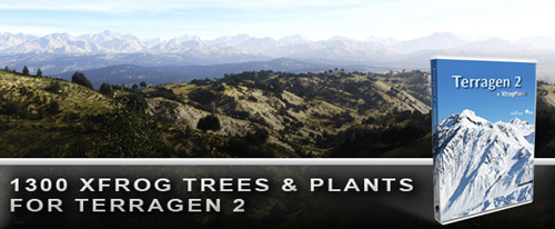 1300 Xfrog Plants for Terragen 2