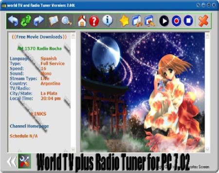 World TV plus Radio Tuner for PC 7.02