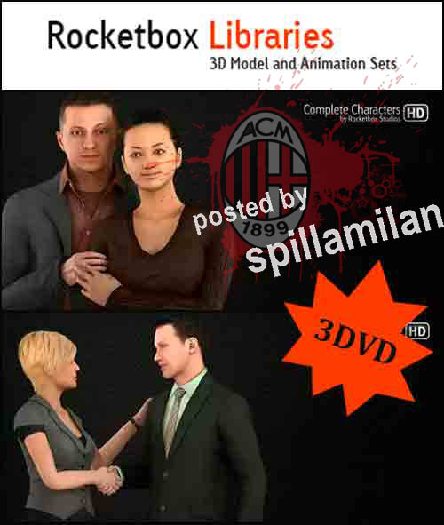 Rocketbox Libraries Complete Characters DVD1 - DVD3