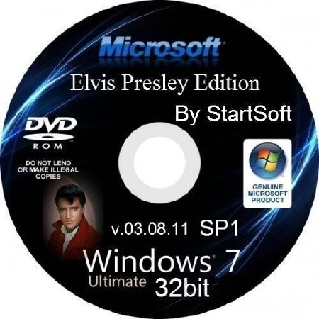 Windows 7 Ultimate Elvis Presley Edition By StartSoft v.3.08.11 (2011/RUS)