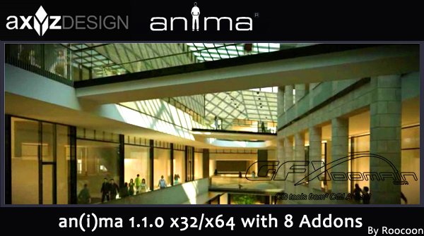 Axyz-design An(i)ma 1.1.0 x32/64 Cracked (with all plugins and 8 actors addons)