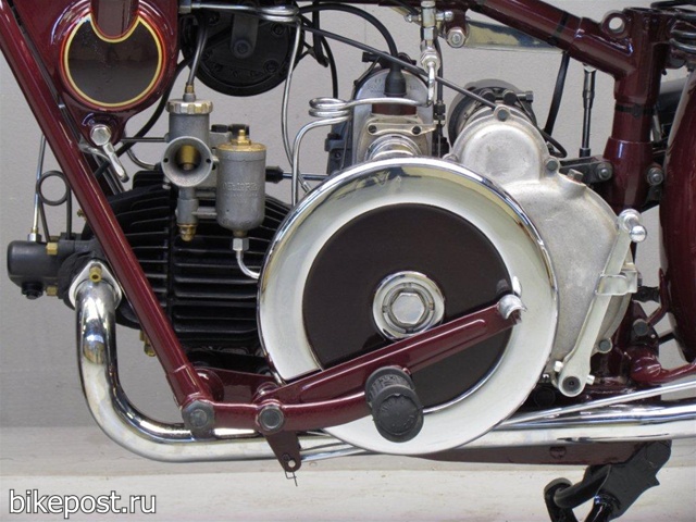 Ретро мотоцикл Moto Guzzi Sport 15 (1932)