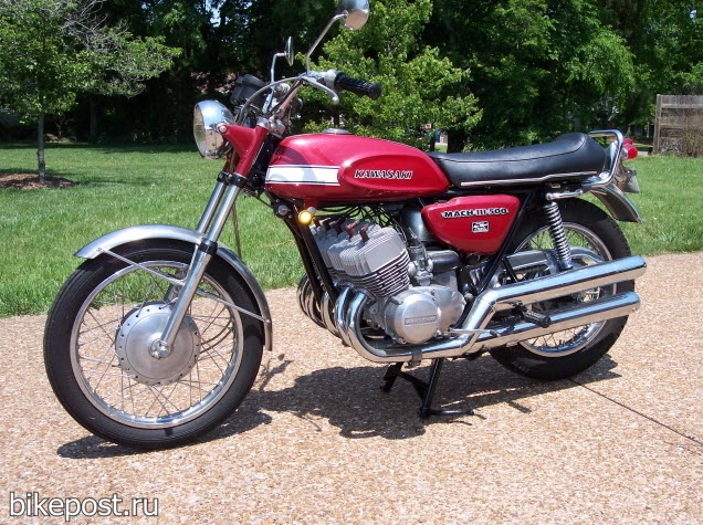 Пятицилиндровый мотоцикл Kawasaki H-1 1970