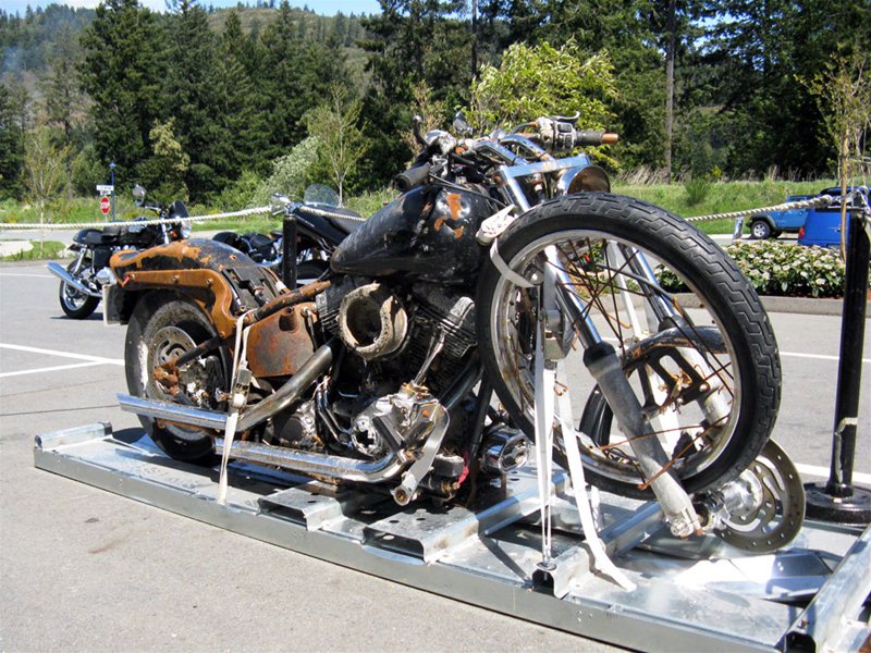 Мотоцикл-путешественник Harley-Davidson поставят в музее