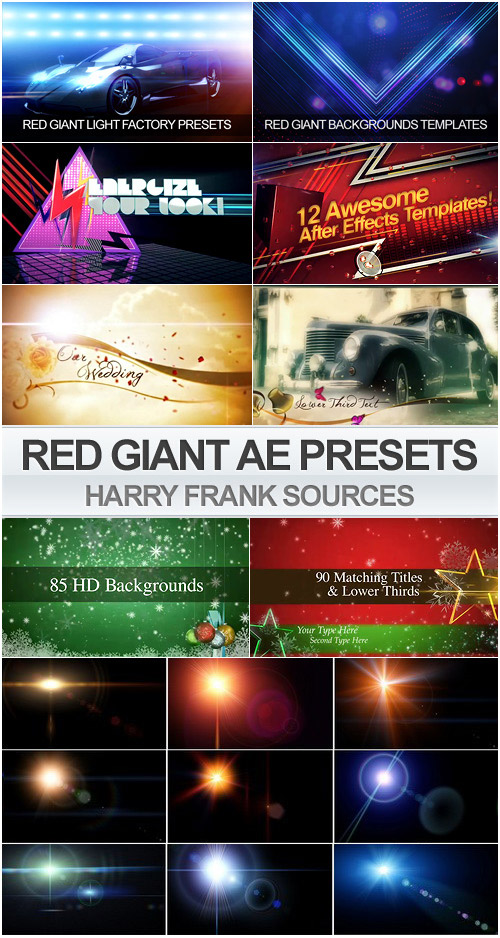 Harry Frank's After Effects Projects & Presets Bundle - REUPLOAD | 1.6 GB  