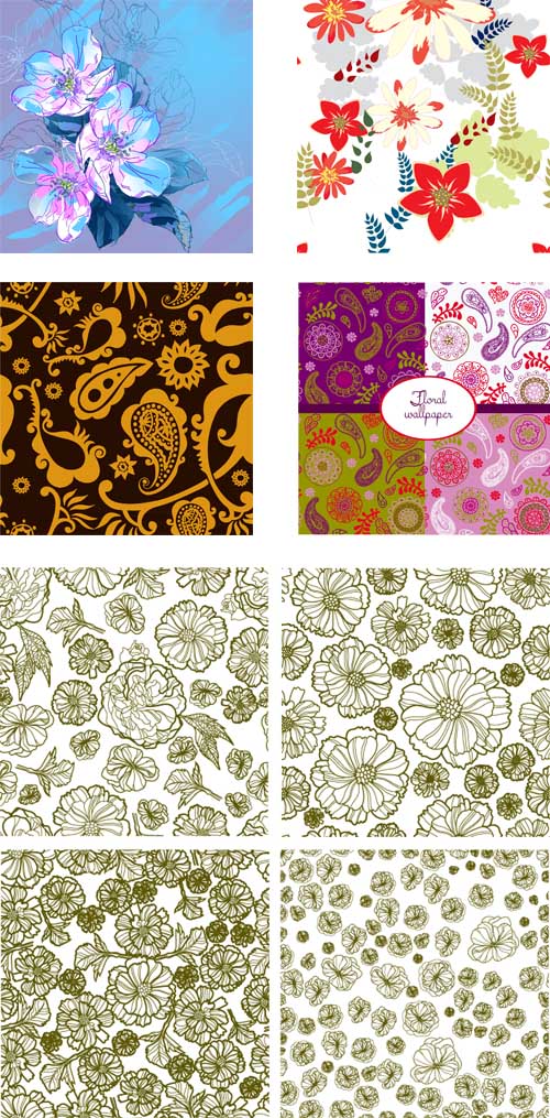 Abstract floral background 0178