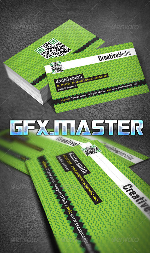 GraphicRiver - Green Modern Business Card