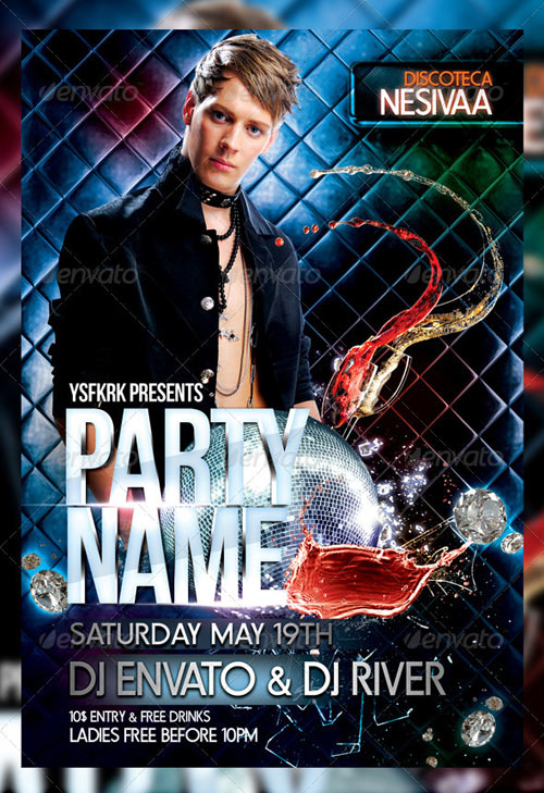 GraphicRiver Night Club Flyer Template