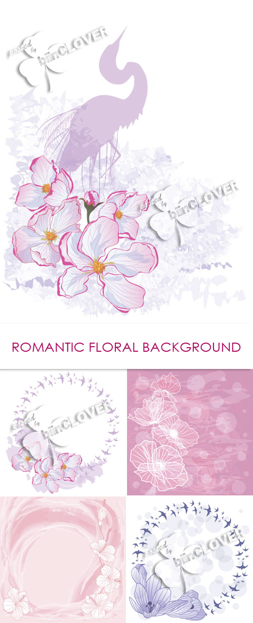 Romantic floral background 0181