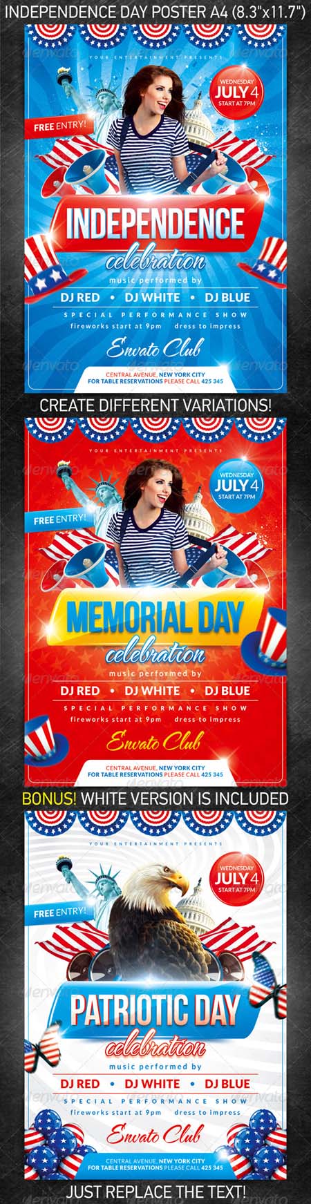 GraphicRiver Independence day party poster Template