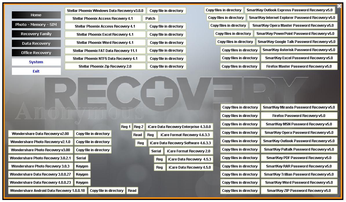AIO Recovery Tools 2012
