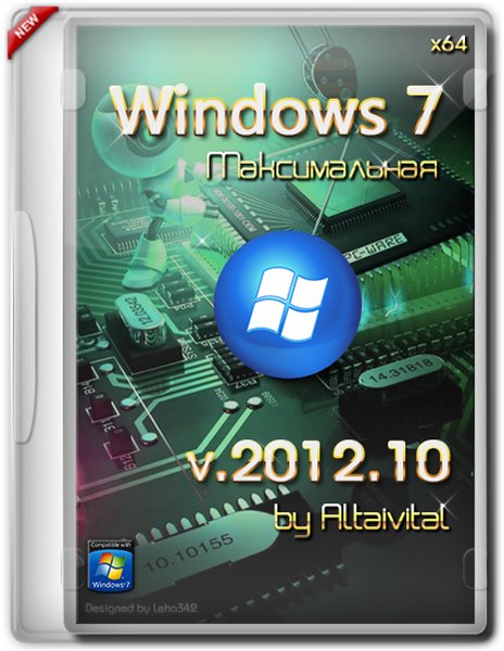 Windows 7  SP1 x64 by Altaivital v.2012.10 (RUS/2012)