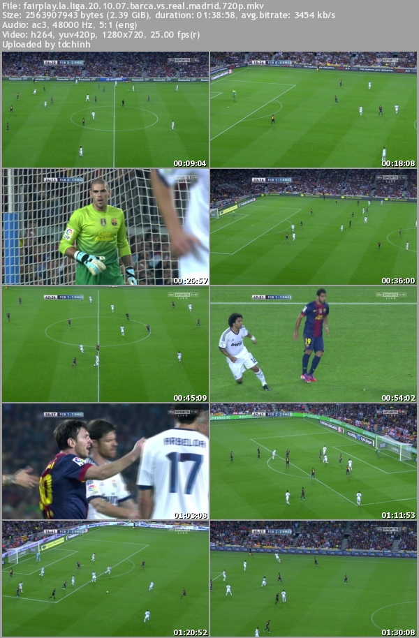 La Liga 2012.10.07: Barcelona Vs Real Madrid 720p HDTV x264-FAIRPLAY