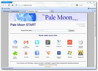 Pale Moon 19.0.2 (2013/ENG/RUS/x32-x64)