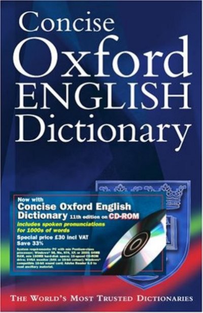 Concise Oxford English Dictionary 11th Edition Revised