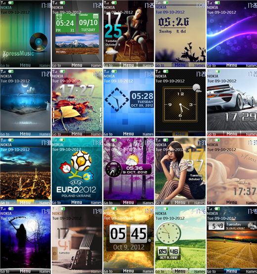 Themes for Nokia S40