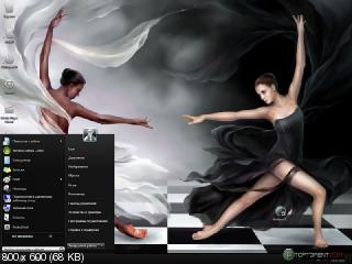Windows 7 Black & White SP1x64 (2011) РС
