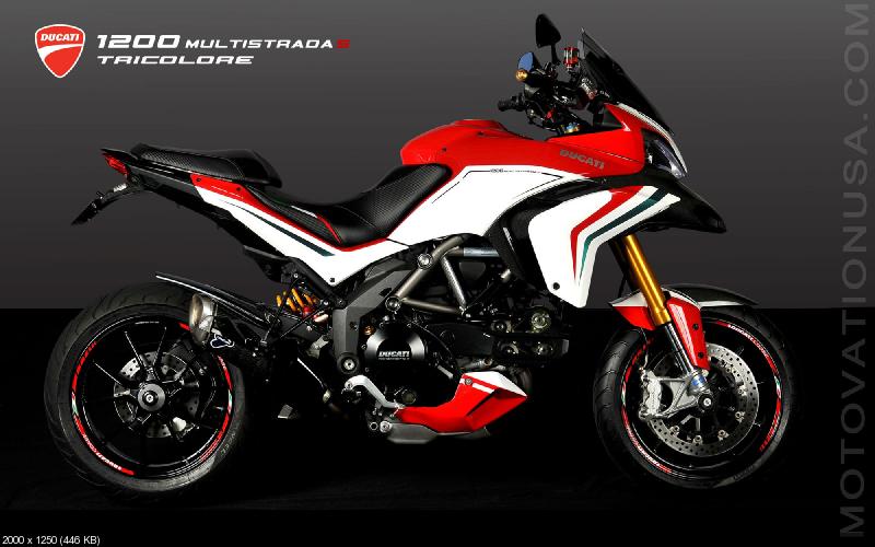 Мотоцикл Ducati Multistrada 1200 S Tricolore